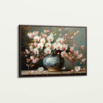 Floral 140 Canvas Art 60 x 40 cm / Black