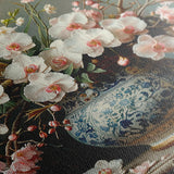 Floral 140 Canvas Art 60 x 40 cm / Black