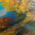 Landscape 140 Canvas Art 60 x 40 cm / Black