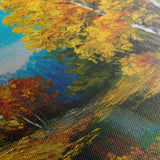 Landscape 140 Canvas Art 60 x 40 cm / Black
