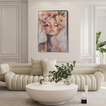 Portrait 140 Canvas Art 60 x 40 cm / Black