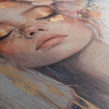Portrait 140 Canvas Art 60 x 40 cm / Black
