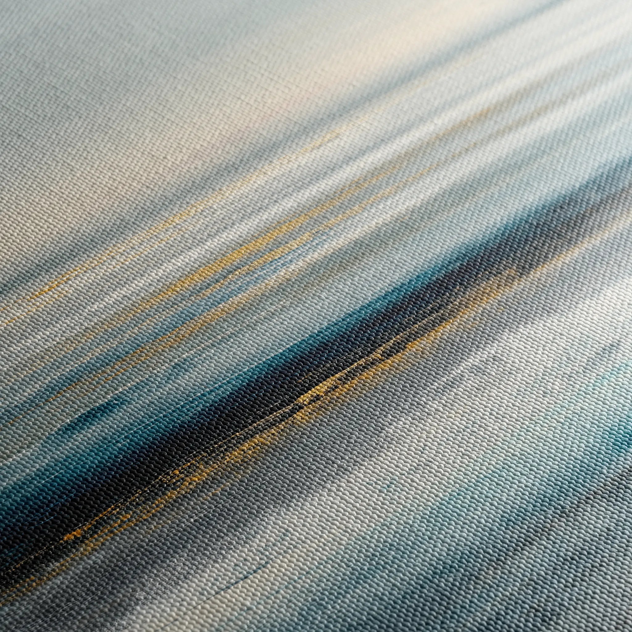 Abstract 1400 Canvas Art 60 x 60 cm / Black