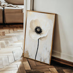 Floral 1400 Canvas Art 60 x 40 cm / Black