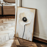 Floral 1400 Canvas Art 60 x 40 cm / Black