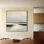 Abstract 1401 Canvas Art 60 x 60 cm / Black
