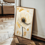 Floral 1401 Canvas Art 60 x 40 cm / Black