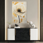 Floral 1401 Canvas Art 60 x 40 cm / Black