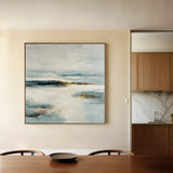 Abstract 1402 Canvas Art 60 x 60 cm / Black