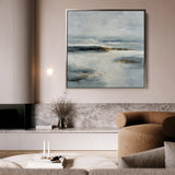 Abstract 1402 Canvas Art 60 x 60 cm / Black