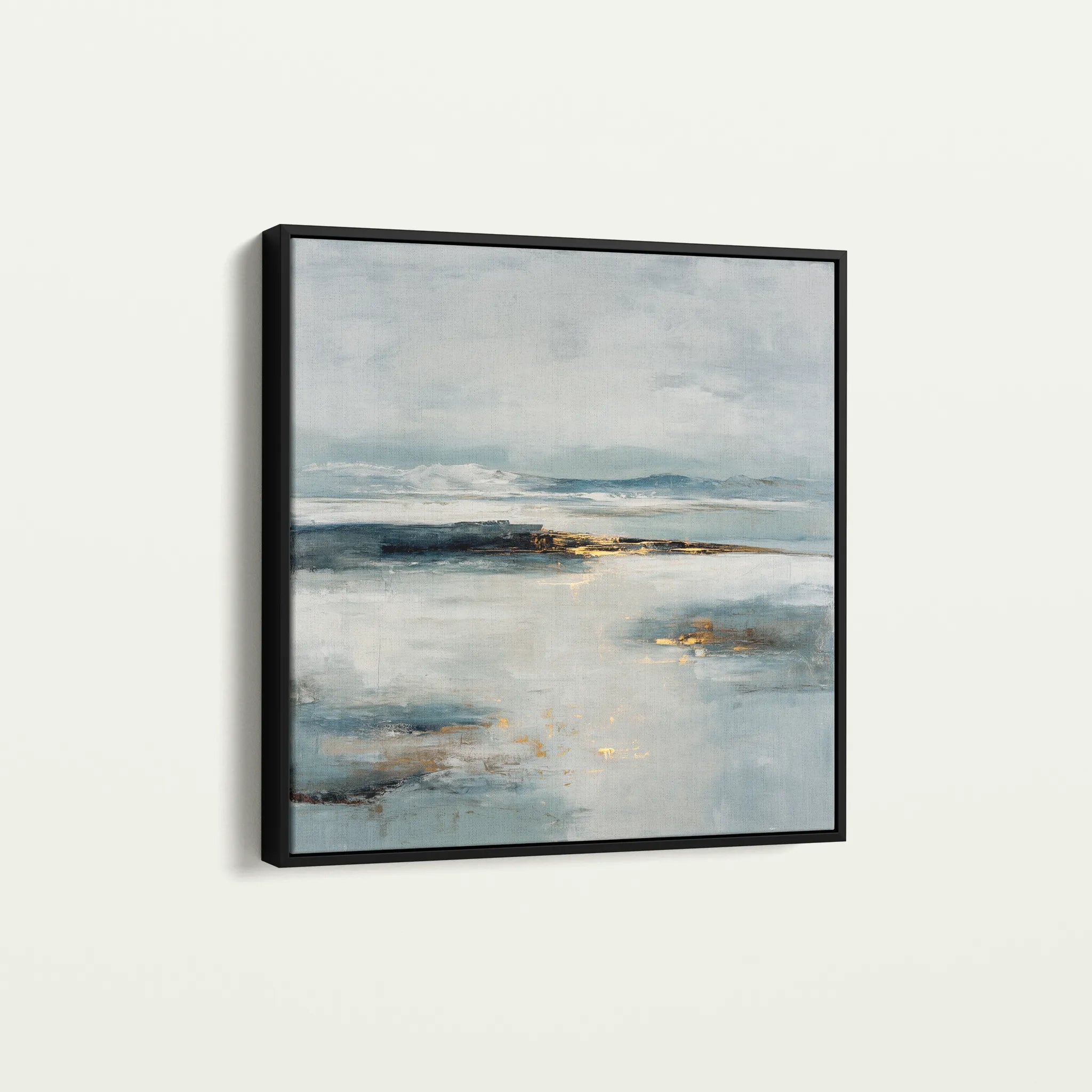 Abstract 1402 Canvas Art 60 x 60 cm / Black