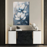 Floral 1402 Canvas Art 60 x 40 cm / Black