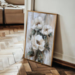 Floral 1403 Canvas Art 60 x 40 cm / Black