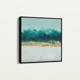 Abstract 1404 Canvas Art 60 x 60 cm / Black