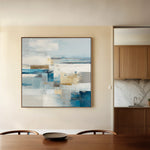 Abstract 1406 Canvas Art 60 x 60 cm / Black
