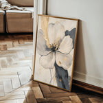 Floral 1406 Canvas Art 60 x 40 cm / Black