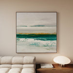 Abstract 1408 Canvas Art 60 x 60 cm / Black