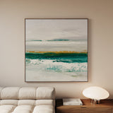 Abstract 1408 Canvas Art 60 x 60 cm / Black