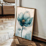 Floral 1408 Canvas Art 60 x 40 cm / Black