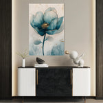 Floral 1408 Canvas Art 60 x 40 cm / Black