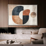 Boho 141 Canvas Art 60 x 40 cm / Black