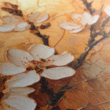 Floral 141 Canvas Art 60 x 40 cm / Black