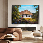 Landscape 141 Canvas Art 60 x 40 cm / Black