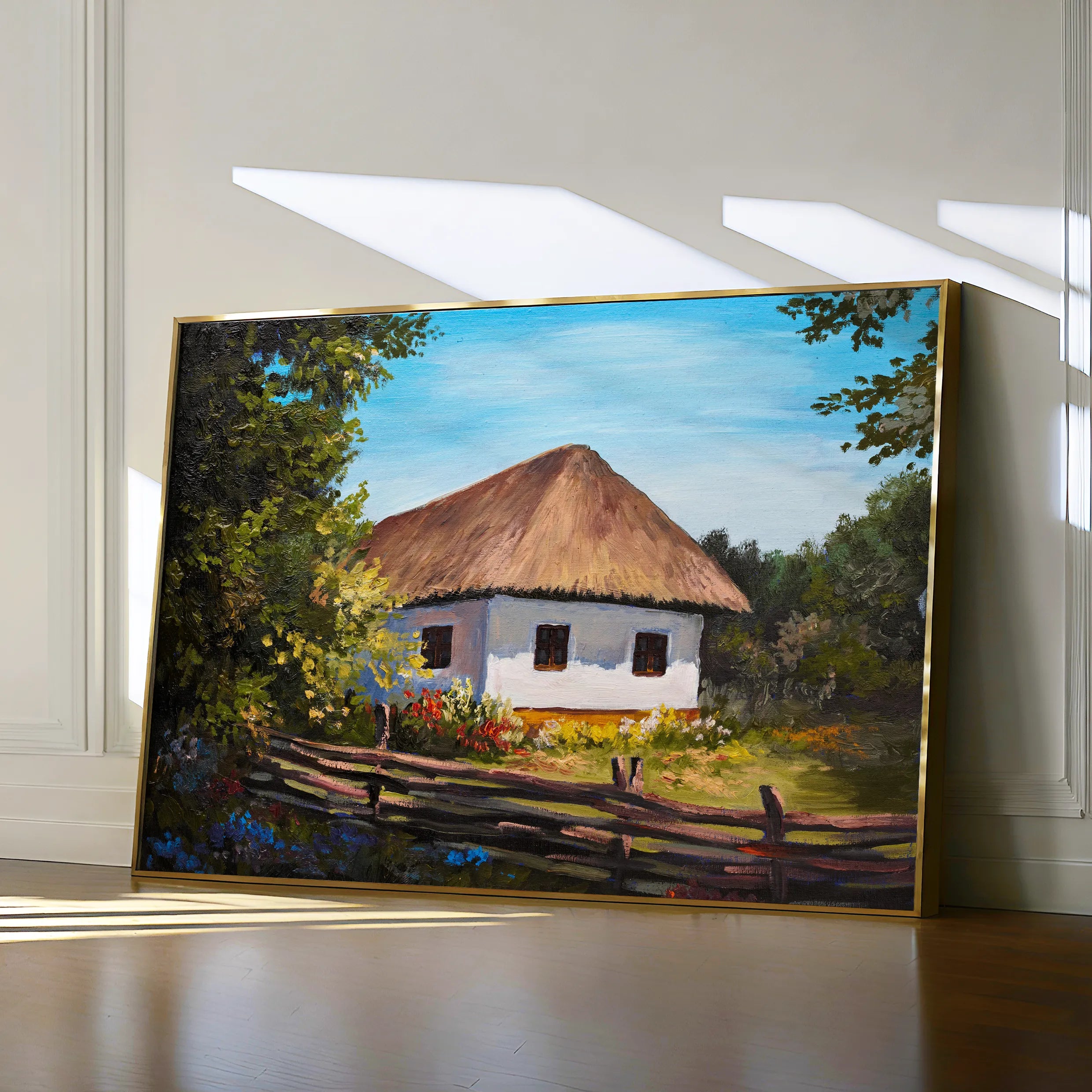 Landscape 141 Canvas Art 60 x 40 cm / Black