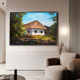 Landscape 141 Canvas Art 60 x 40 cm / Black