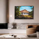Landscape 141 Canvas Art 60 x 40 cm / Black