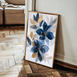 Floral 1410 Canvas Art 60 x 40 cm / Black