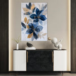 Floral 1410 Canvas Art 60 x 40 cm / Black