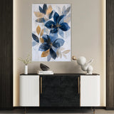 Floral 1410 Canvas Art 60 x 40 cm / Black
