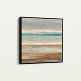 Abstract 1411 Canvas Art 60 x 60 cm / Black