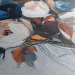 Floral 1411 Canvas Art 60 x 40 cm / Black