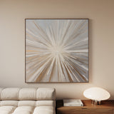 Abstract 1412 Canvas Art 60 x 60 cm / Black