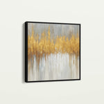 Abstract 1413 Canvas Art 60 x 60 cm / Black