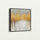 Abstract 1413 Canvas Art 60 x 60 cm / Black
