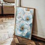Floral 1413 Canvas Art 60 x 40 cm / Black