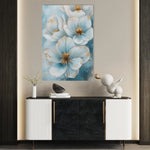 Floral 1413 Canvas Art 60 x 40 cm / Black