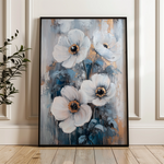 Floral 1414 Canvas Art 60 x 40 cm / Black