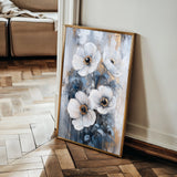 Floral 1414 Canvas Art 60 x 40 cm / Black