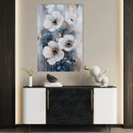 Floral 1414 Canvas Art 60 x 40 cm / Black