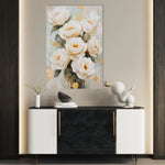 Floral 1415 Canvas Art 60 x 40 cm / Black