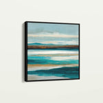 Abstract 1416 Canvas Art 60 x 60 cm / Black