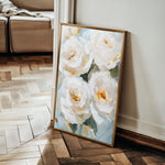 Floral 1416 Canvas Art 60 x 40 cm / Black