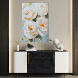 Floral 1416 Canvas Art 60 x 40 cm / Black