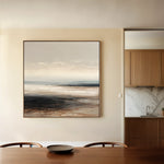 Abstract 1417 Canvas Art 60 x 60 cm / Black
