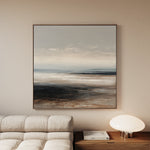 Abstract 1417 Canvas Art 60 x 60 cm / Black