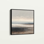 Abstract 1417 Canvas Art 60 x 60 cm / Black